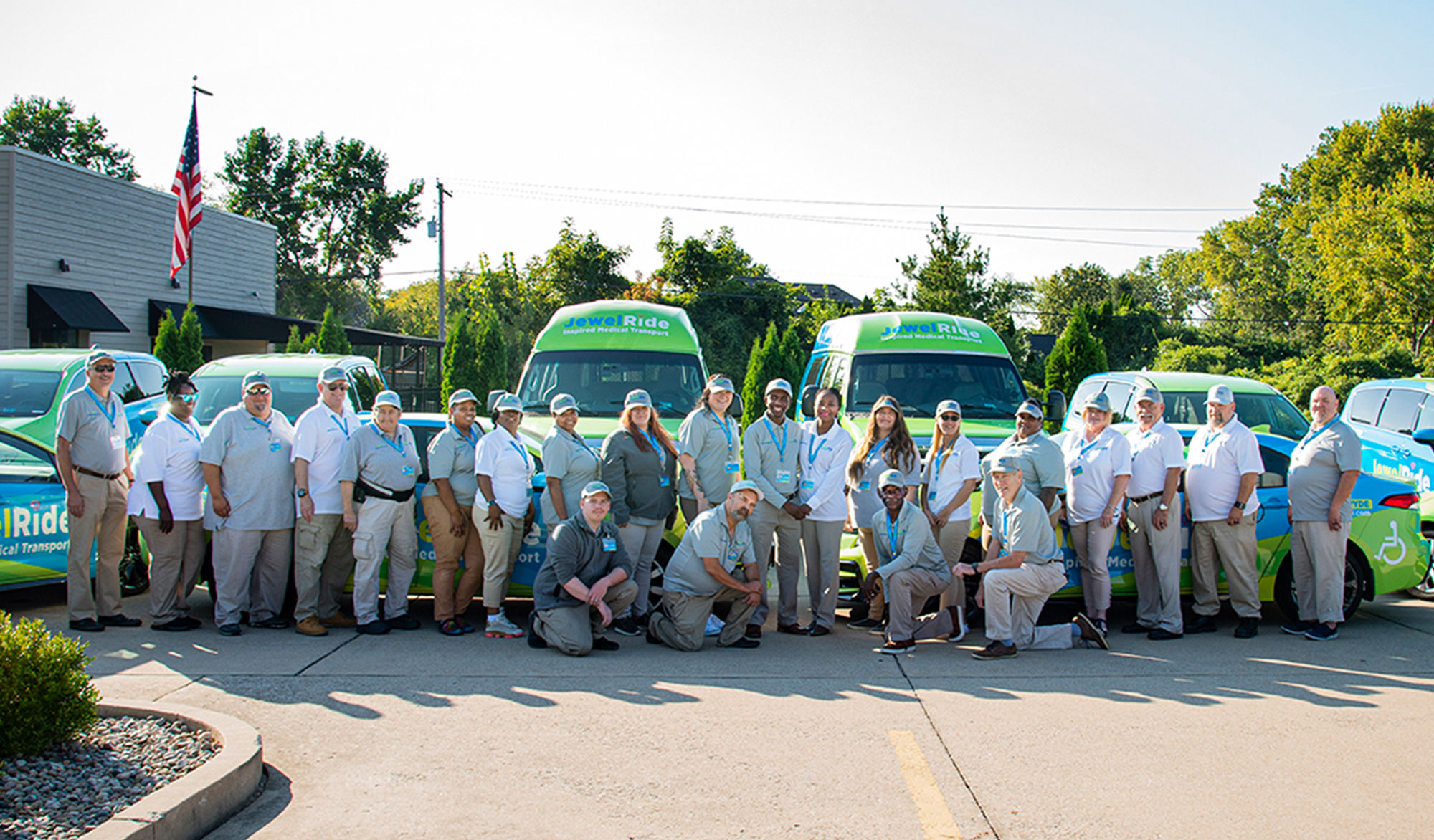 JewelRide Team with fleet of NEMT vehicles